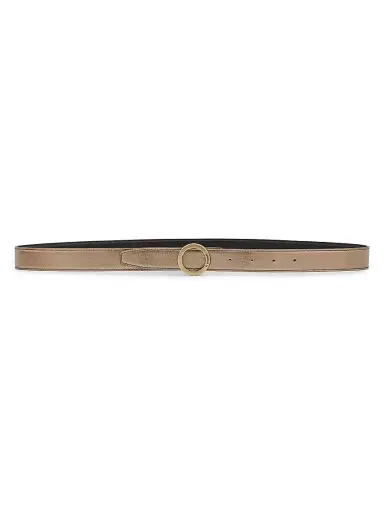 Il Bisonte Women's Bigallo Leather Belt - Bronze Nero - Size Medium | Thumbnail 3 Il Bisonte Women's Bigallo Leather Belt - Bronze Nero - Size Medium | Thumbnail 3