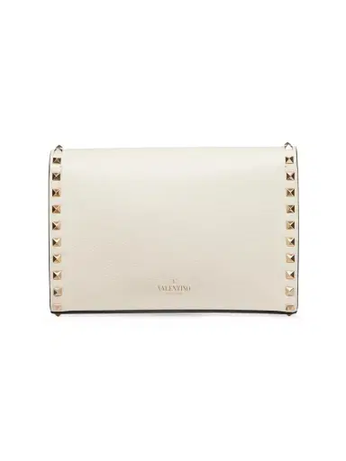 Valentino Garavani Women's Rockstud Grainy Calfskin Crossbody Bag - Light | Thumbnail 2 Valentino Garavani Women's Rockstud Grainy Calfskin Crossbody Bag - Light | Thumbnail 2