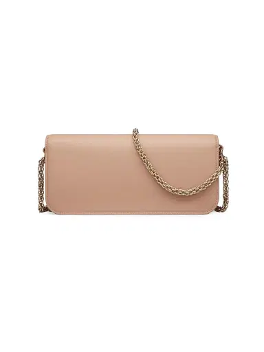 Valentino Garavani Women's Locò Calfskin Shoulder Bag - Rose Cannelle | Thumbnail 4 Valentino Garavani Women's Locò Calfskin Shoulder Bag - Rose Cannelle | Thumbnail 4