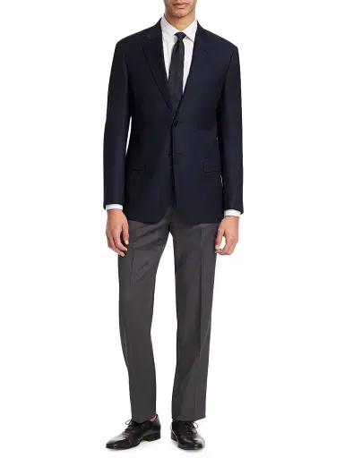 Emporio Armani Men's G-Line Two-Button Slim-Fit Blazer - Navy - Size 36 | Thumbnail 2 Emporio Armani Men's G-Line Two-Button Slim-Fit Blazer - Navy - Size 36 | Thumbnail 2