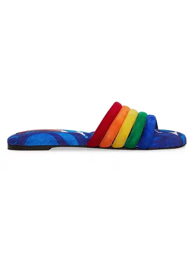 La DoubleJ Women's Tones Slides - Anemone Blue Sandals | Thumbnail 1 La DoubleJ Women's Tones Slides - Anemone Blue Sandals | Thumbnail 1