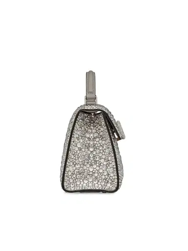 Valentino Garavani Women's Mini VSling Top Handle Bag with Sparkling Embroidery - Crystal | Thumbnail 5 Valentino Garavani Women's Mini VSling Top Handle Bag with Sparkling Embroidery - Crystal | Thumbnail 5