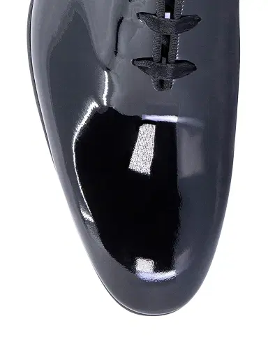 Santoni Men's Patent Leather Oxfords | Thumbnail 4 Santoni Men's Patent Leather Oxfords | Thumbnail 4