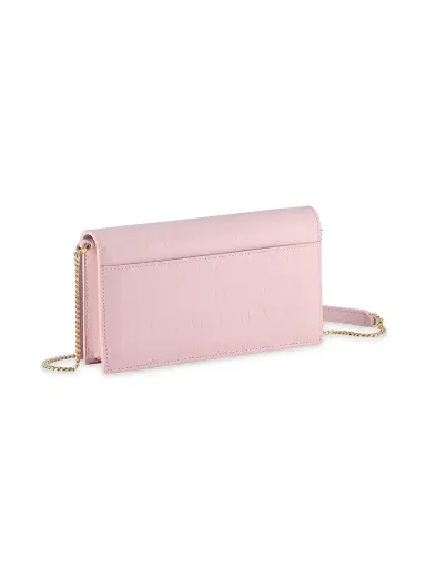 BVLGARI Women's Logo Leather Wallet-On-Chain | Thumbnail 3 BVLGARI Women's Logo Leather Wallet-On-Chain | Thumbnail 3