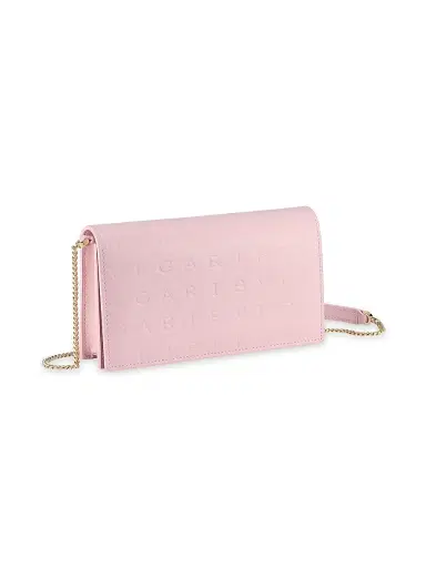 BVLGARI Women's Logo Leather Wallet-On-Chain | Thumbnail 1 BVLGARI Women's Logo Leather Wallet-On-Chain | Thumbnail 1