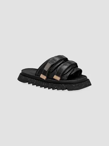 Marsèll Women's x Suicoke Moto Leather Slides - Nero Sandals | Thumbnail 2 Marsèll Women's x Suicoke Moto Leather Slides - Nero Sandals | Thumbnail 2