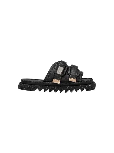 Marsèll Women's x Suicoke Moto Leather Slides - Nero Sandals | Thumbnail 1 Marsèll Women's x Suicoke Moto Leather Slides - Nero Sandals | Thumbnail 1