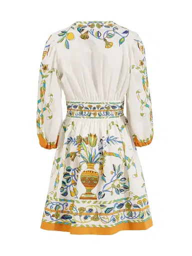 La DoubleJ Women's Margherita Dress - Borboni Placee White | Thumbnail 2 La DoubleJ Women's Margherita Dress - Borboni Placee White | Thumbnail 2