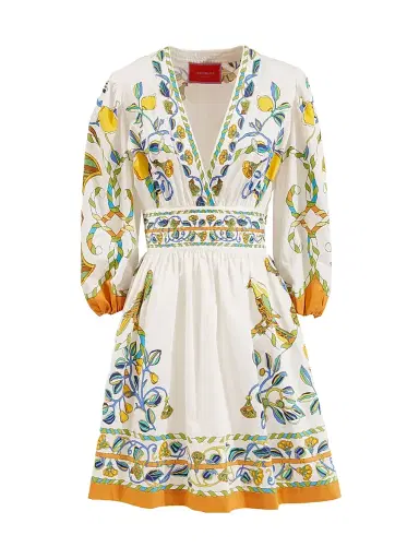 La DoubleJ Women's Margherita Dress - Borboni Placee White | Thumbnail 1 La DoubleJ Women's Margherita Dress - Borboni Placee White | Thumbnail 1
