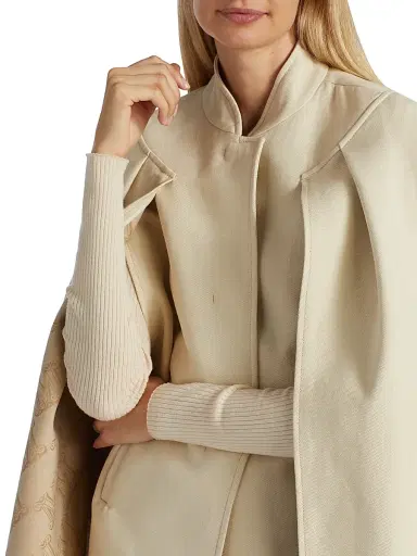 Max Mara Women's Valdez Cotton Cape - 006 | Thumbnail 6 Max Mara Women's Valdez Cotton Cape - 006 | Thumbnail 6