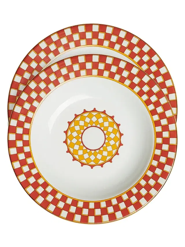 Soup Plate Set of 2 - Apollo Mattone Soup Plate Set of 2 - Apollo Mattone
