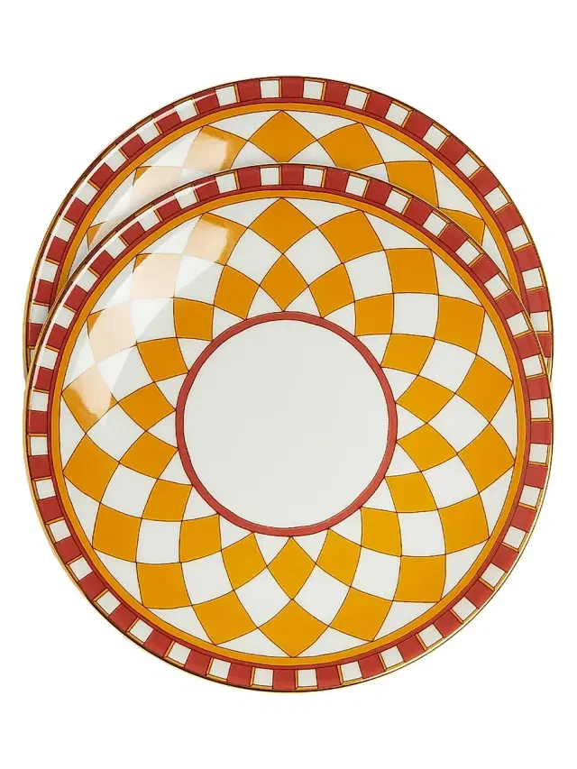 Side Plates Set of 2 - Apollo Yellow Side Plates Set of 2 - Apollo Yellow