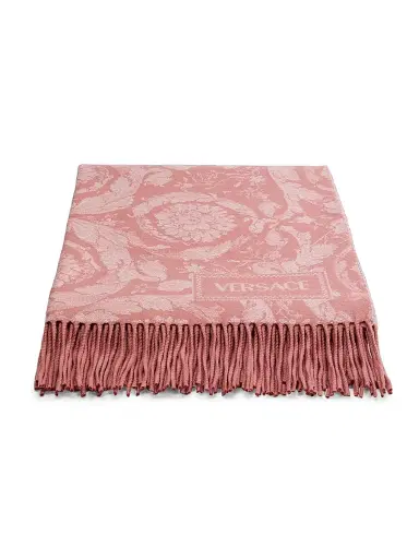 Versace Project Barocco Wool-Blend Blanket | Thumbnail 1 Versace Project Barocco Wool-Blend Blanket | Thumbnail 1