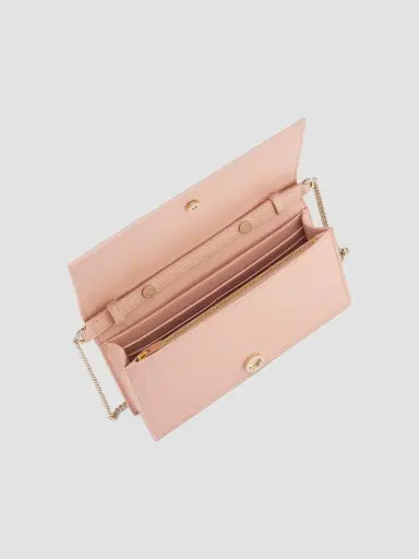 BVLGARI Women's Logo Infinitum Leather Chain Wallet | Thumbnail 2 BVLGARI Women's Logo Infinitum Leather Chain Wallet | Thumbnail 2