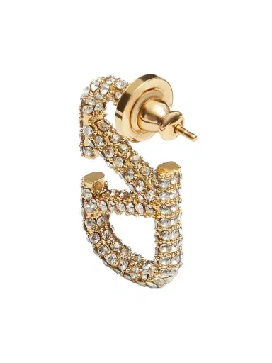 Valentino Garavani Women's VLogo Signature Metal Earrings - Gold | Thumbnail 3 Valentino Garavani Women's VLogo Signature Metal Earrings - Gold | Thumbnail 3