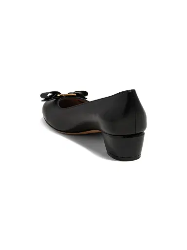 Ferragamo Women's Vara 30MM Leather Pumps - Nero - Size 11 | Thumbnail 3 Ferragamo Women's Vara 30MM Leather Pumps - Nero - Size 11 | Thumbnail 3