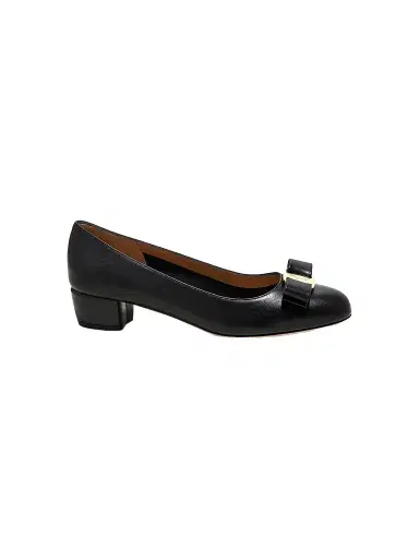 Ferragamo Women's Vara 30MM Leather Pumps - Nero - Size 11 | Thumbnail 1 Ferragamo Women's Vara 30MM Leather Pumps - Nero - Size 11 | Thumbnail 1