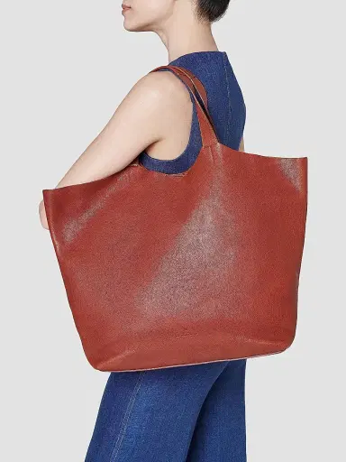 Il Bisonte Women's Le Laudi Leather Tote Bag - Seppia | Thumbnail 4 Il Bisonte Women's Le Laudi Leather Tote Bag - Seppia | Thumbnail 4