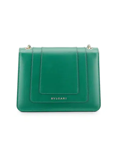 BVLGARI Women's Small Serpenti Leather Crossbody Bag - Emerald Green | Thumbnail 4 BVLGARI Women's Small Serpenti Leather Crossbody Bag - Emerald Green | Thumbnail 4