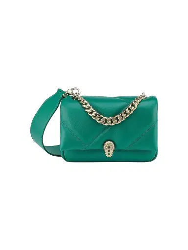 BVLGARI Women's Serpenti Cabochon Matelassé Leather Crossbody Bag - Jade Green | Thumbnail 1 BVLGARI Women's Serpenti Cabochon Matelassé Leather Crossbody Bag - Jade Green | Thumbnail 1