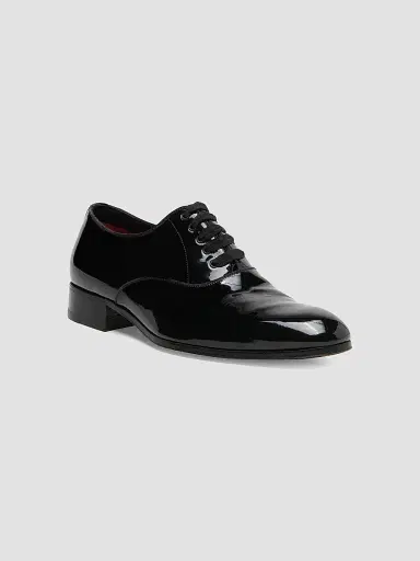 Tom Ford Men's Patent Lace-Up Oxfords - Black - Size 9 | Thumbnail 2 Tom Ford Men's Patent Lace-Up Oxfords - Black - Size 9 | Thumbnail 2
