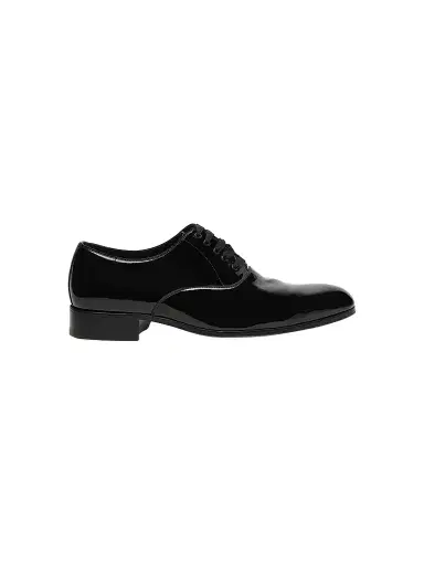 Tom Ford Men's Patent Lace-Up Oxfords - Black - Size 9 | Thumbnail 1 Tom Ford Men's Patent Lace-Up Oxfords - Black - Size 9 | Thumbnail 1