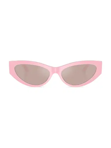 Versace Women's Bright Greca 56MM Cat-Eye Sunglasses - Pink Gold Rose | Thumbnail 2 Versace Women's Bright Greca 56MM Cat-Eye Sunglasses - Pink Gold Rose | Thumbnail 2