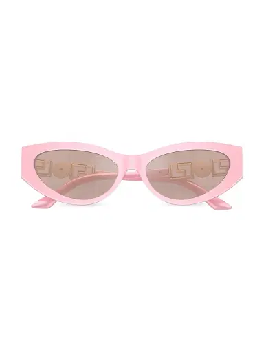 Versace Women's Bright Greca 56MM Cat-Eye Sunglasses - Pink Gold Rose | Thumbnail 5 Versace Women's Bright Greca 56MM Cat-Eye Sunglasses - Pink Gold Rose | Thumbnail 5