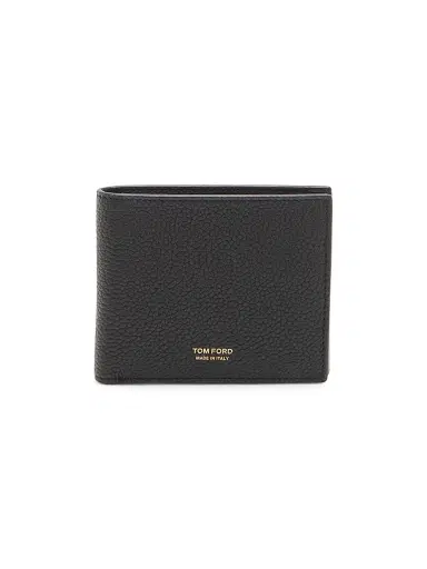 Tom Ford Men's Leather Bifold Wallet - Black | Thumbnail 1 Tom Ford Men's Leather Bifold Wallet - Black | Thumbnail 1