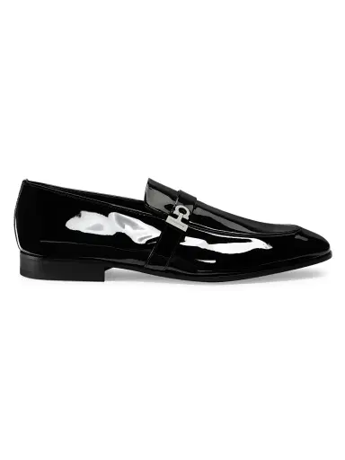 FERRAGAMO Men's Deal Patent Leather Loafers - Nero | Thumbnail 1 FERRAGAMO Men's Deal Patent Leather Loafers - Nero | Thumbnail 1