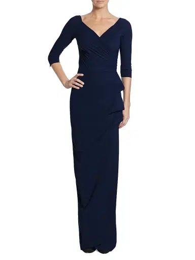 Chiara Boni La Petite Robe Women's Florien Ruched Gown | Thumbnail 2 Chiara Boni La Petite Robe Women's Florien Ruched Gown | Thumbnail 2