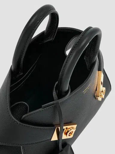 Ferragamo Women's Mini Hug Leather Crossbody Bag | Thumbnail 7 Ferragamo Women's Mini Hug Leather Crossbody Bag | Thumbnail 7