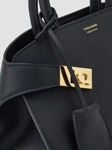Ferragamo Women's Mini Hug Leather Crossbody Bag | Thumbnail 8 Ferragamo Women's Mini Hug Leather Crossbody Bag | Thumbnail 8