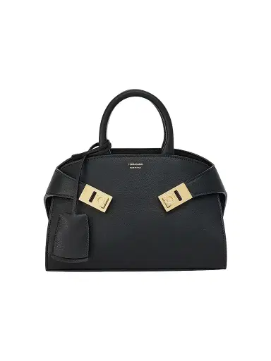 Ferragamo Women's Mini Hug Leather Crossbody Bag | Thumbnail 1 Ferragamo Women's Mini Hug Leather Crossbody Bag | Thumbnail 1