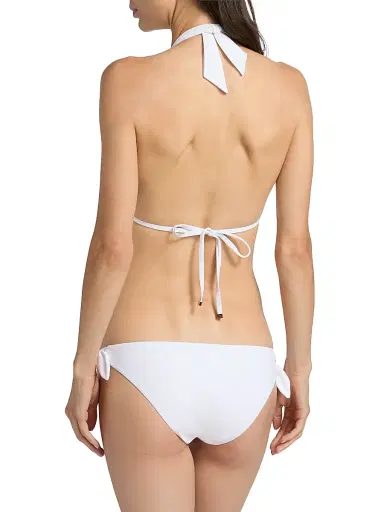 Dolce & Gabbana Women's Halter Bikini Top - Bianco Ottico | Thumbnail 4 Dolce & Gabbana Women's Halter Bikini Top - Bianco Ottico | Thumbnail 4