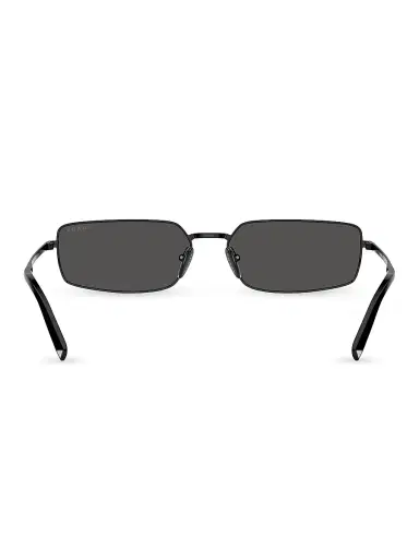 Prada Women's 59MM Rectangular Sunglasses - Black Dark Grey | Thumbnail 4 Prada Women's 59MM Rectangular Sunglasses - Black Dark Grey | Thumbnail 4