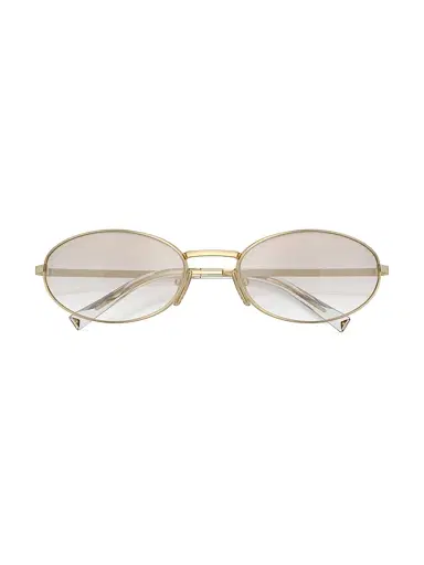 Prada Women's 59MM Oval Sunglasses - Gold Light Grey Gradient | Thumbnail 5 Prada Women's 59MM Oval Sunglasses - Gold Light Grey Gradient | Thumbnail 5