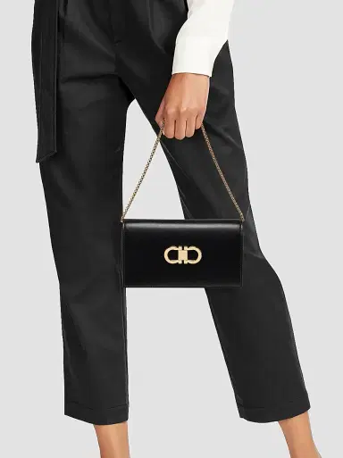 Ferragamo Women's Mini Double Gancio Bag | Thumbnail 3 Ferragamo Women's Mini Double Gancio Bag | Thumbnail 3