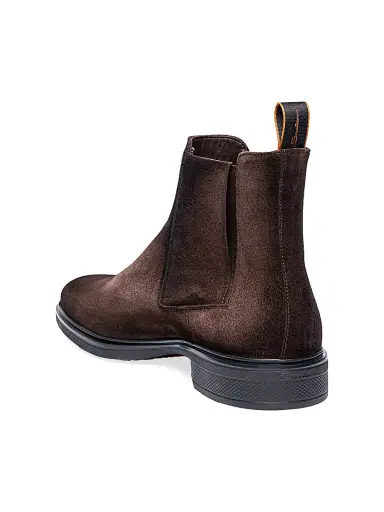 Santoni Men's Easy On Chelsea Boots - Dark Brown | Thumbnail 3 Santoni Men's Easy On Chelsea Boots - Dark Brown | Thumbnail 3
