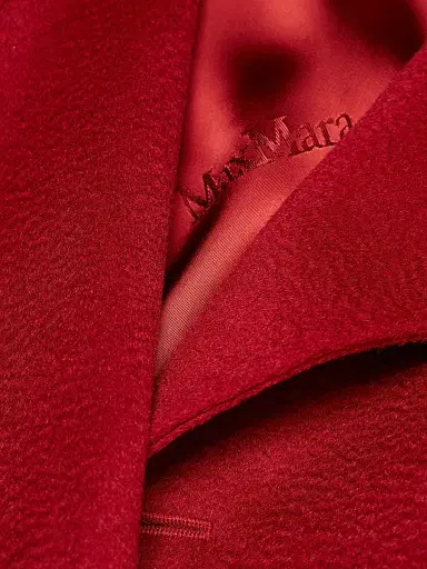 Max Mara Women's Manuela Icon Camel Hair Wool Wrap Coat - Red | Thumbnail 7 Max Mara Women's Manuela Icon Camel Hair Wool Wrap Coat - Red | Thumbnail 7