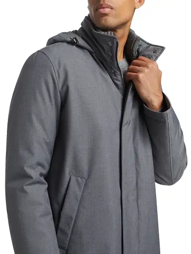 Herno Men's Sub-Zero Down Hooded Parka - Charcoal | Thumbnail 6 Herno Men's Sub-Zero Down Hooded Parka - Charcoal | Thumbnail 6