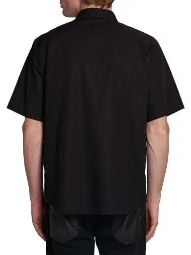 Versace Jeans Couture Men's Logo Patch Cotton Shirt - Black - Size 30 | Thumbnail 5 Versace Jeans Couture Men's Logo Patch Cotton Shirt - Black - Size 30 | Thumbnail 5
