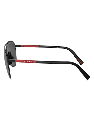 Prada Linea Rossa Men's PS 53ZS 59MM Aviator Sunglasses | Thumbnail 3 Prada Linea Rossa Men's PS 53ZS 59MM Aviator Sunglasses | Thumbnail 3
