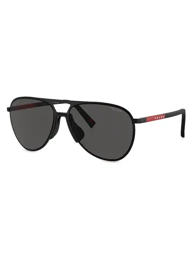 Prada Linea Rossa Men's PS 53ZS 59MM Aviator Sunglasses | Thumbnail 1 Prada Linea Rossa Men's PS 53ZS 59MM Aviator Sunglasses | Thumbnail 1