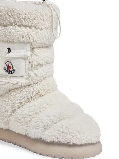 Moncler Women's Gaia Pocket Mid Snow Boots - White | Thumbnail 3 Moncler Women's Gaia Pocket Mid Snow Boots - White | Thumbnail 3