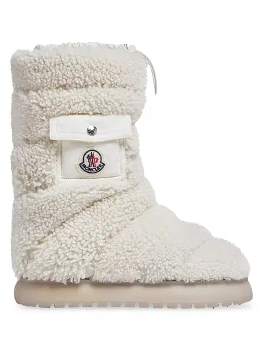 Moncler Women's Gaia Pocket Mid Snow Boots - White | Thumbnail 1 Moncler Women's Gaia Pocket Mid Snow Boots - White | Thumbnail 1