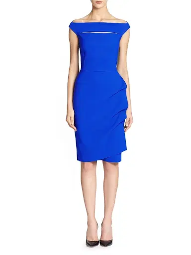 Chiara Boni La Petite Robe Women's Melania Short Off-The-Shoulder Dress | Thumbnail 2 Chiara Boni La Petite Robe Women's Melania Short Off-The-Shoulder Dress | Thumbnail 2