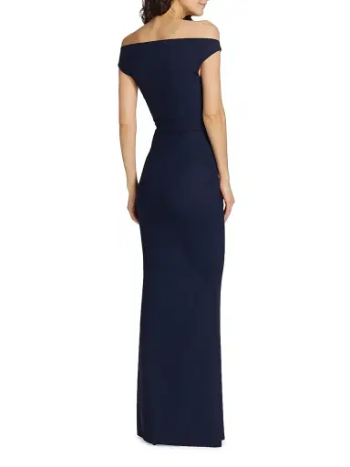 Chiara Boni La Petite Robe Women's Melania Off-The-Shoulder Gown | Thumbnail 5 Chiara Boni La Petite Robe Women's Melania Off-The-Shoulder Gown | Thumbnail 5