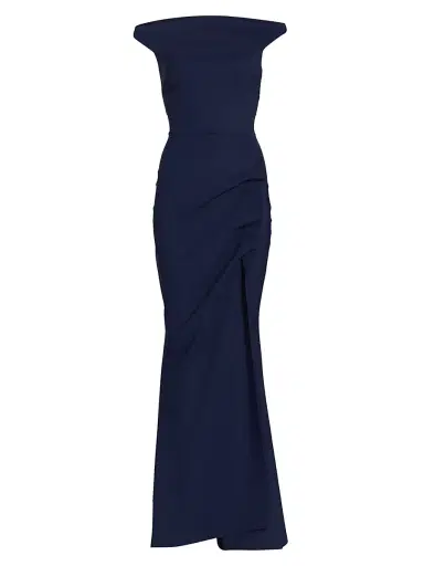 Chiara Boni La Petite Robe Women's Melania Off-The-Shoulder Gown | Thumbnail 1 Chiara Boni La Petite Robe Women's Melania Off-The-Shoulder Gown | Thumbnail 1