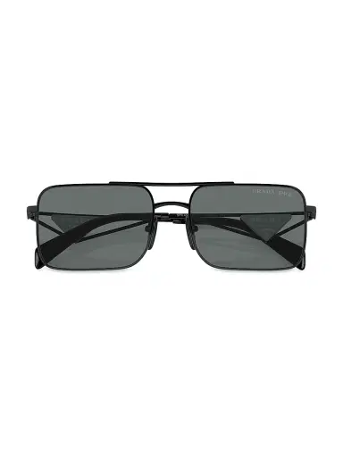 Prada Men's A52S 56MM Rectangular Sunglasses | Thumbnail 6 Prada Men's A52S 56MM Rectangular Sunglasses | Thumbnail 6